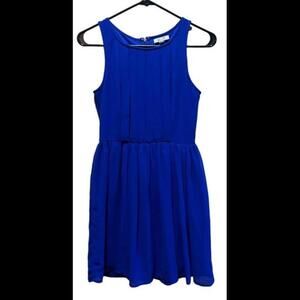 Delia's Royal Fit & Flare‎ Sleeveless Dress Royal Blue Size 3